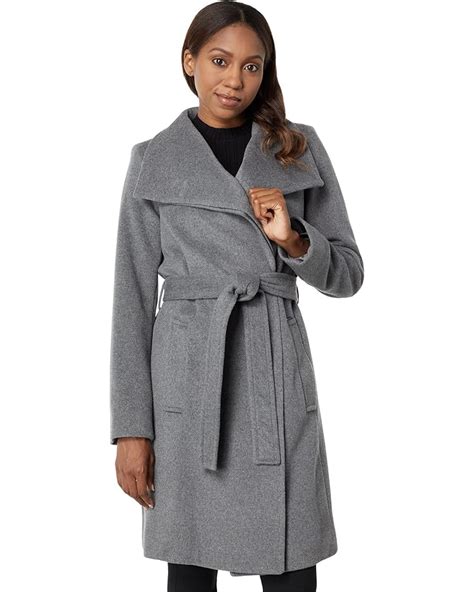 michael michael kors wool blend hipster coat with bib|Michael Kors Wool.